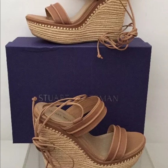 Stuart Weitzman Wedge Sandals - Picture 2 of 6